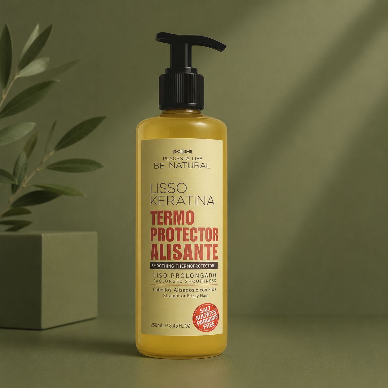 Keratina Be Natural Lisso Termoprotector